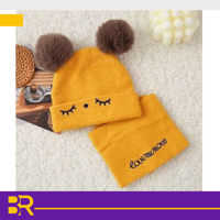 قبعة مع غطاء رقبة للأطفال