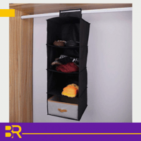 منظم ملابس قماش 4 طبقات