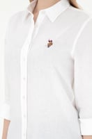 قميص ابيض بولو