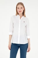 قميص ابيض بولو