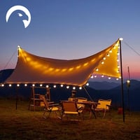 عقد اضاءه تخييم وزينه بالطاقه الشمسيه 20 متر