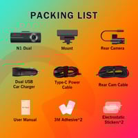 كاميرا داش كام DDPAI N1: تقنية NightVIS لأمان سيار...