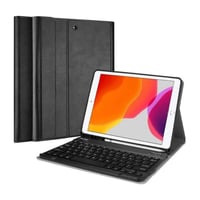 غرين -حافظة جلدية فاخرة مع لوحة مفاتيح لاسلكية قاب...