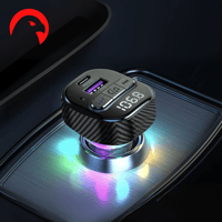 شاحن سيارة سريع 30 واط pd + USB مع مشغل MP3 وراديو...