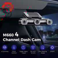 داش كام ازدوم Azdome M660 | أربع كاميرات 360° + GP...