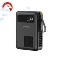 اشتراك سيارة + ضاغط هواء + بطارية باور بانك بقوة 2...