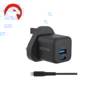 اي وان - فيش جداري بقوة 20 واط مخرجين (تايب سي - ي...