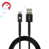 كابل ايفون 1.2 متر من دسكي ربل معتمد - أسود