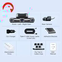 داش كام ازدوم Azdome M660 | أربع كاميرات 360° + GP...