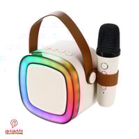 سبيكر بلوتوث + مايك متعدد الاصوات - لون عشوائى