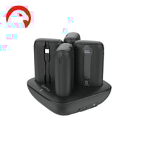 منصة شحن لاسلكية 4 في 1 كيوفكس سعة 10000mAh مدمج ب...