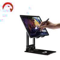 حامل تابلت مكتبي قابل للطي مثالي للمكتب والسفر وال...