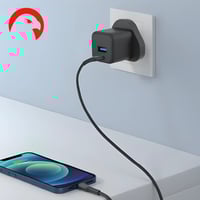 اي وان - فيش جداري بقوة 20 واط مخرجين (تايب سي - ي...