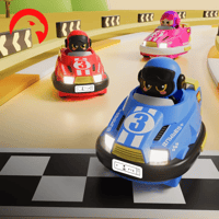 لعبة صادم وعادم | لعبة تصادم سيارات للأطفال والكبا...