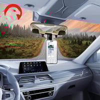 حامل جوال يوفو Y4915 لمرآة السيارة - مغناطيسي