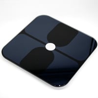 ميزان ذكي لتحليل تكوين الجسم بسطح زجاجي مقوى يدعم...