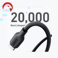 كيبل انكر تايب سي ايفون | كابل PD قماش مقوي ومقاوم...