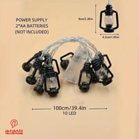 عقد انارة رمضان بطول 10 متر USB