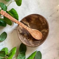 صحن جوز الهند & ملعقه