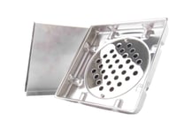 صفاية 15×15 سوري مفرغة بلاط شبك و رداد بلاستيك