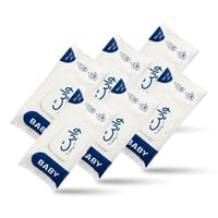 مناديل مبللة امنه للأطفال (6 عبوات)