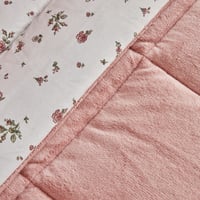 طقم مفارش مزدوج كوين Lorrie وردي