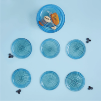 طقم تقديم حلويات زجاجي Mini