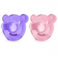 طقم لهايات سيليكون من عمر 0-3 شهور للبنات AVENT