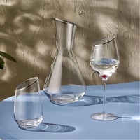 طقم كاسات فاخر 25 قطعة Aurora بلاتيني