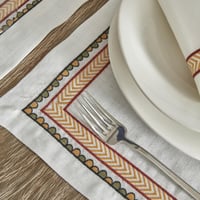 طقم مفارش سفرة مطرز Arslantepe