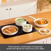 طقم قدور Swiss Crystal Almond