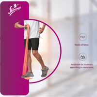 شريط تمرين مطاطي Flamingo