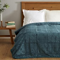 بطانية شتوية مزدوج Blair أخضر بترولي