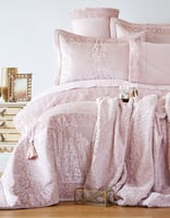 طقم مفارش عرائس كوين سايز Valeria Prime Pudra