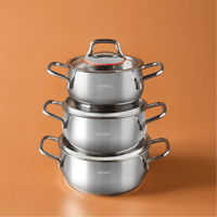 طقم قدور ستانلس ستيل Emirgan