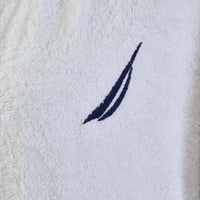 طقم روب أستحمام ومنشفة مفرد Northern أبيض/أزرق