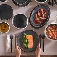 طقم صحون فاخر 55 قطعة Earth Collection Galactic