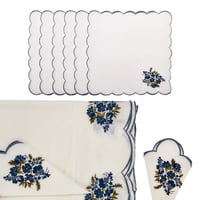 طقم مفارش سفرة مطرز Nostalgia