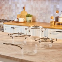 طقم قدور زجاج فاخر Amore