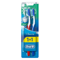 فرشاة أسنان فريش للتبييض 1+1 مجاناً Oral-B