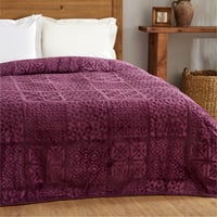 بطانية شتوية مزدوج Blair عنابي