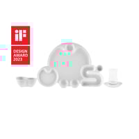 طقم مائدة فطور فاخر 26 قطعة Stream Bone Salsa