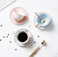 كوب شاي إنجليزي Marble