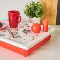 صينية تقديم مع وسادة مدمجة Parlin