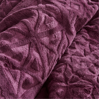 بطانية شتوية مزدوج Blair عنابي