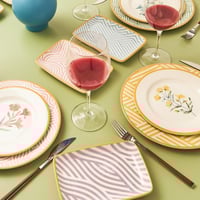 طقم صحون فاخر 18 قطعة Botanica