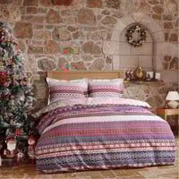 طقم مفارش مزدوج كوين Paolo Lacivert