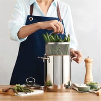 قدر ستانلس ستيل مع مصفاة Asparagus