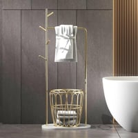 علاقة ملابس مع سلة Tree Basket