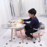 طقم طاولة و كرسي أطفال خشبي Teddy